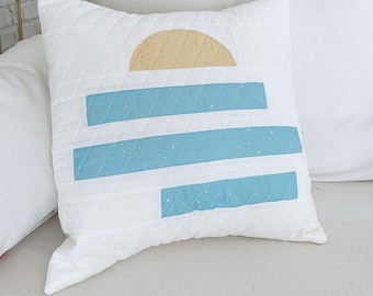 Sunrise Quilt Block Pillow Pattern PDF