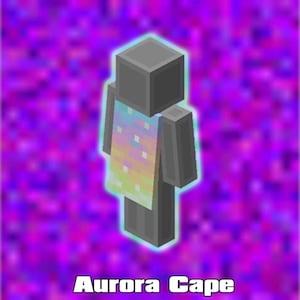 Minecraft Aurora Cape (Java and Bedrock) Limited edition Cheap. Redeem code before 31 October. Enjoy!