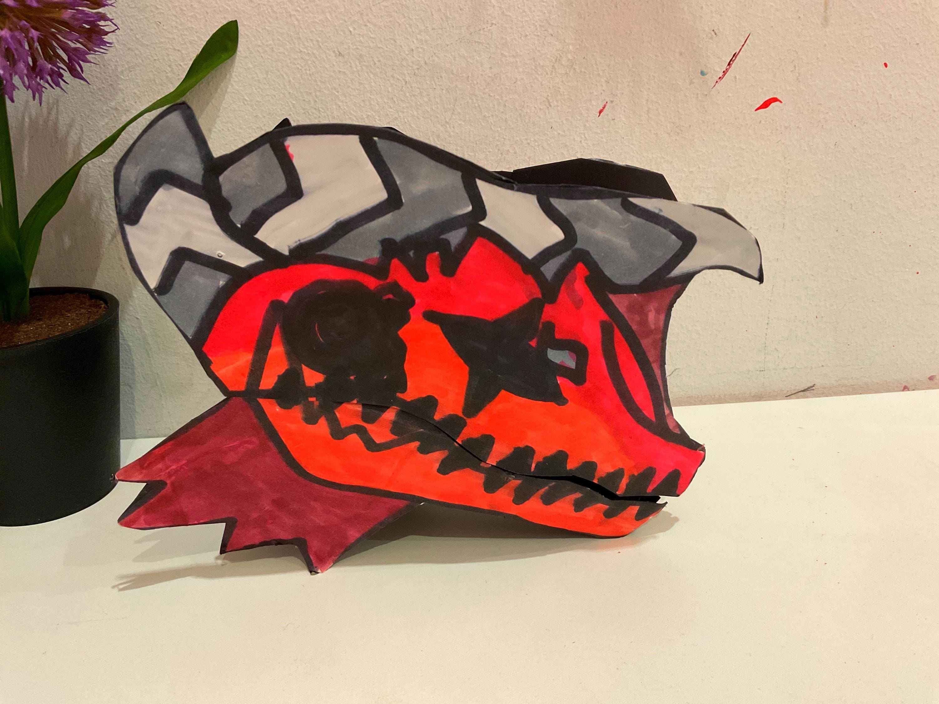 Spike Puppet Handmade Paper Puppet / SPIKE - Etsy