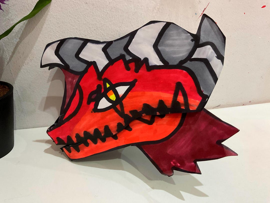 Handmade Paper Puppet / SPIKE - Etsy