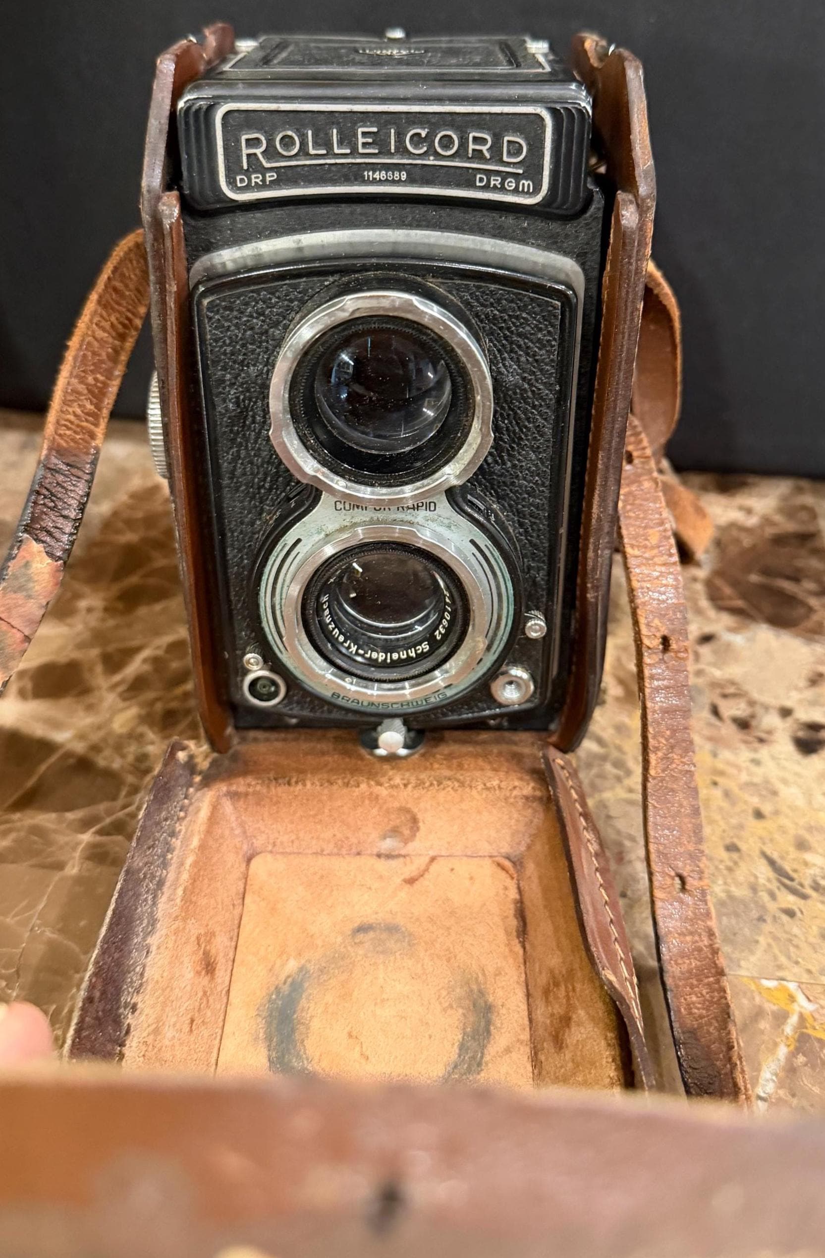 Rolleicordフィルムカメラ レザー製ケース　レンズ付き Rolleicord case - Etsy 日本