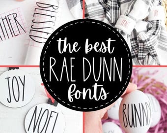 Fuente Rae Dunn SVG PNG, Alfabeto estilo granja TTF, Fuente delgada para Cricut, Fuente manuscrita alta SVG, Fuente moderna para cocina OTF, Paquete de descarga digital