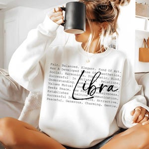 Libra Zodiac SVG, Libra Traits Shirt PNG, Astrology Gift for Her, October Birthday Design, Libra Scale Quote, Celestial Art Digital Download