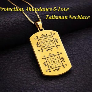 Gepersonaliseerde Bescherming- Overvloed- en Liefdestalisman Ketting – Handgemaakte Spirituele Sieraden voor Invloed en Energieondersteuning