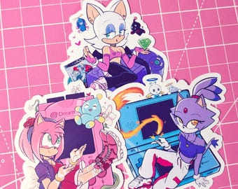 Pegatinas de Sonic Girlz