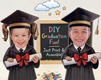 Personalized Kindergarten Graduation Kit 2026, DIY Certificate, Preschool Grad Photo Template, Class of 2026 Keepsake, Digital Download