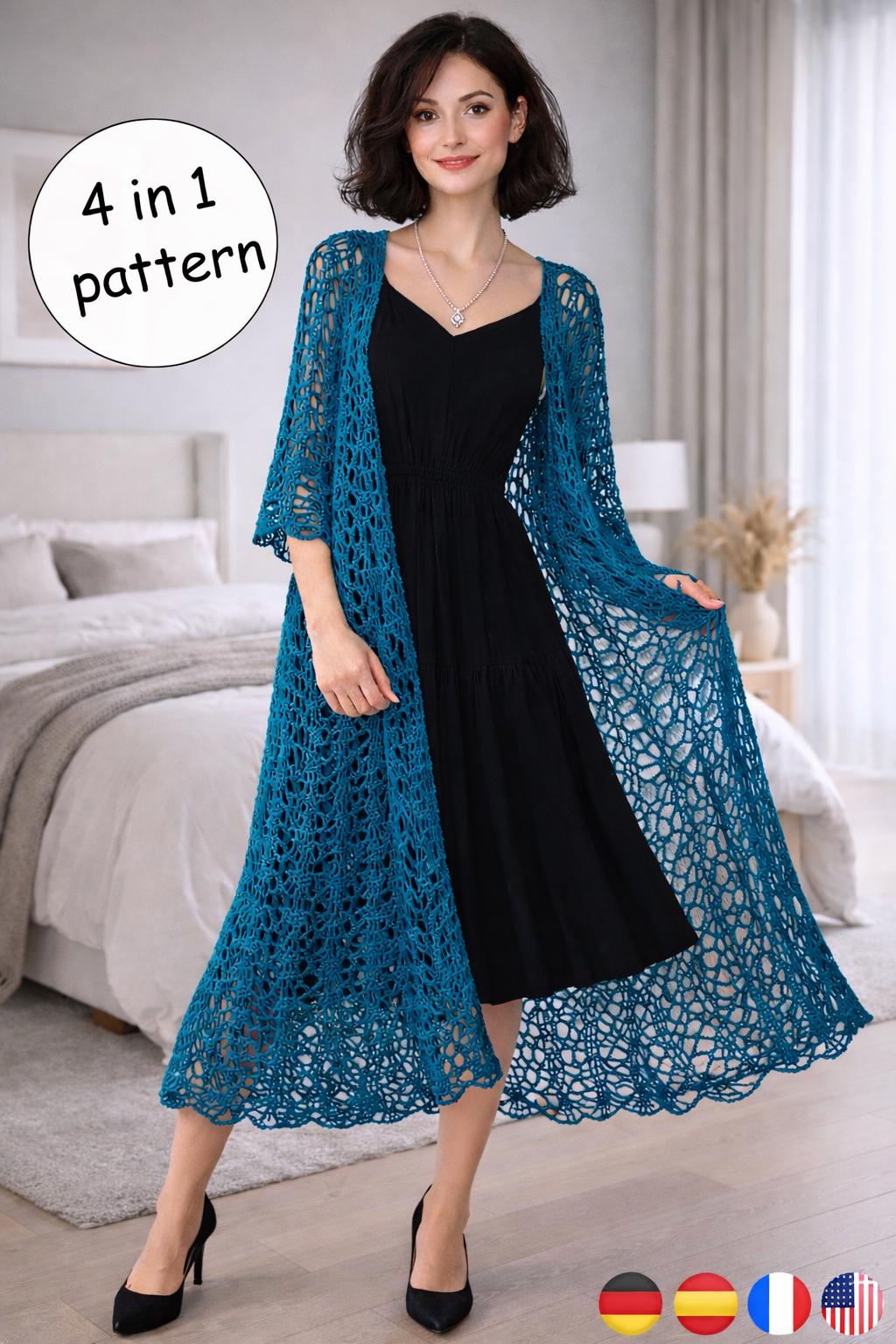 knee length dresses for ladies Curve & Plus Midsummer Shade Cardigan Apricot / 2XL main image 0