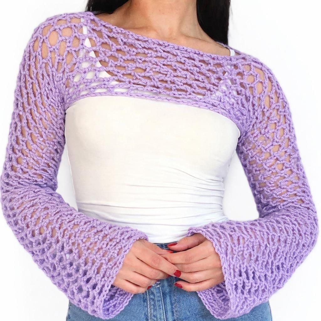 Long Sleeve Shrug - Etsy