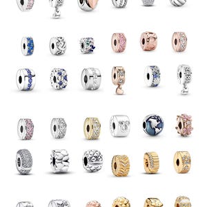 S925 Sterling Silber Anhänger, Charme Stopper, Armband Sicherheitsclip, passen Pandora Charm Armband Schmuck DIY Geschenk für ihre europäischen Charme Bead