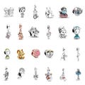 925 Silver Charms: Charms for bracelet,Silver Charm,Fit Pandora European Bracelet Charms,Gift for Her