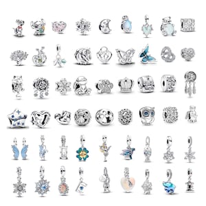 Ciondoli in argento sterling 925 per braccialetti Pandora, adatti ai ciondoli dei braccialetti europei Pandora, ciondolo per braccialetti a forma di serpente, regalo per lei