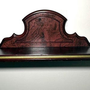 Vintage Wood Wall Shelf | Colonial Style Display