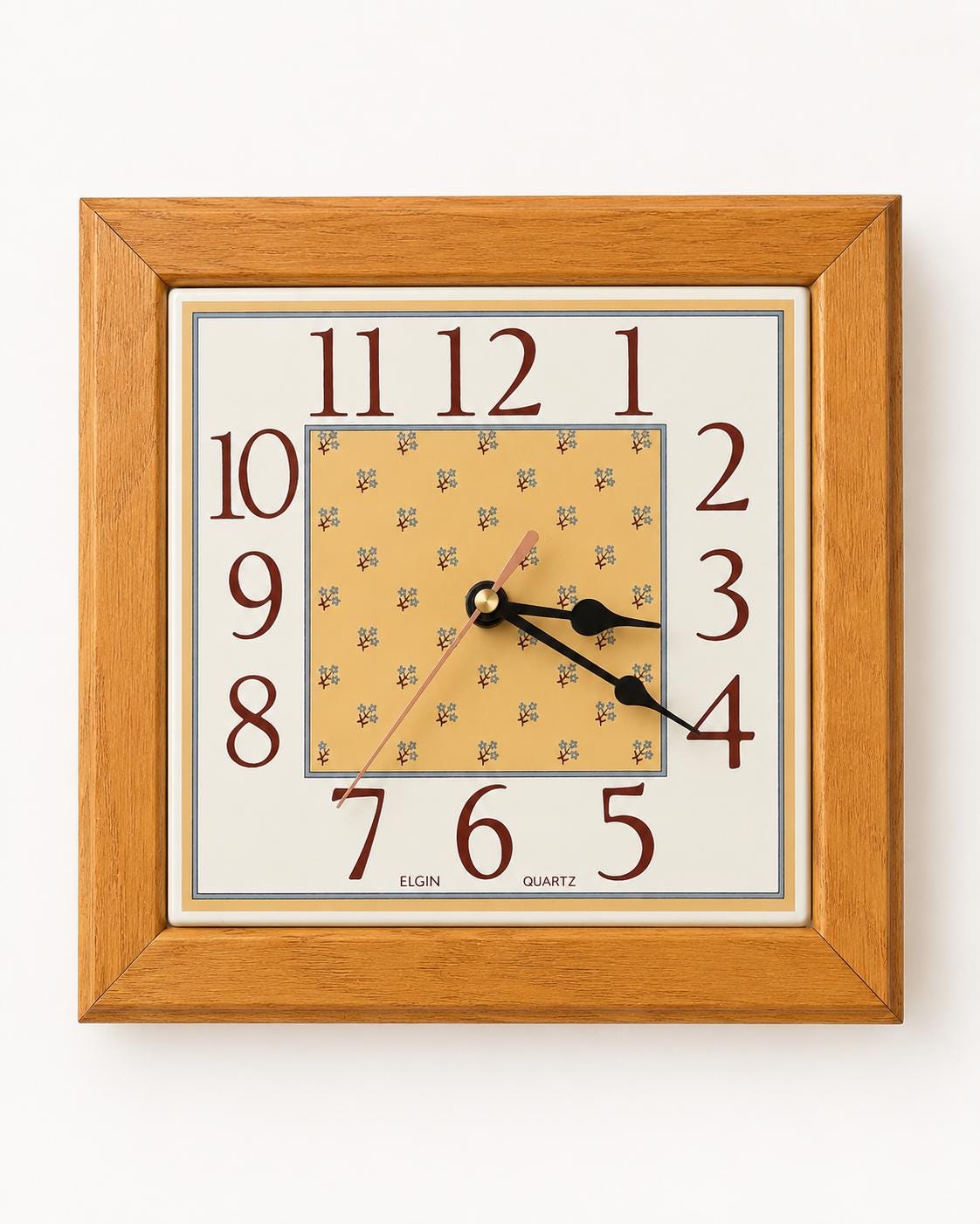 Vintage Elgin Wall Clock - Etsy