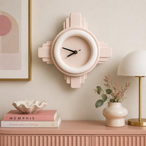 Vintage Postmodern Wall Clock - Etsy