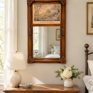 Antique Mirror 18 Inch - Etsy