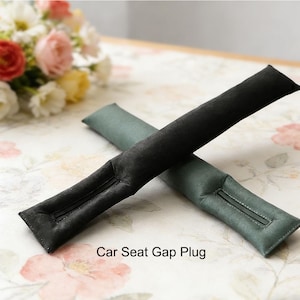 2 piezas de relleno de gamuza para huecos de asientos de coche, accesorios interiores de automóviles