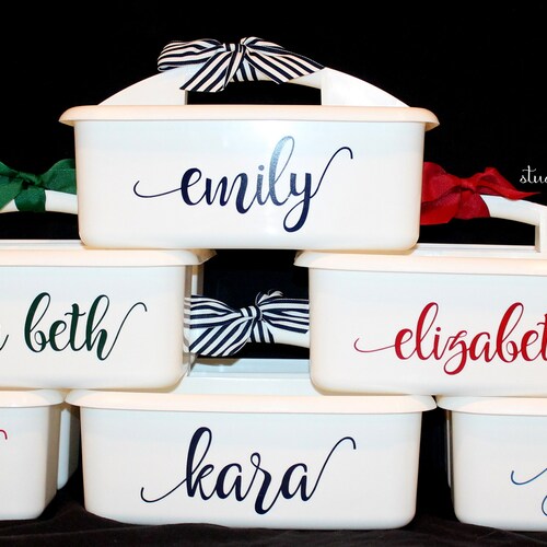 Personalized Hanging Shower Caddy Personalized Graduation Gift Etsy