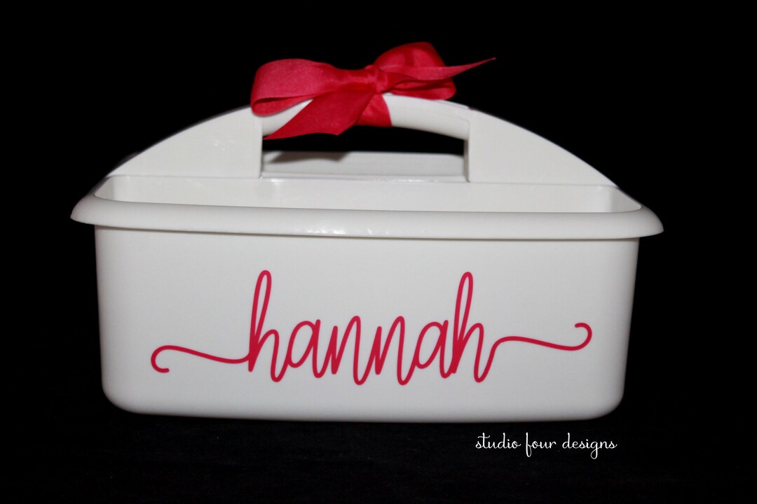 Monogrammed Shower Caddy LARGE Musthaves for College Dorm Etsy