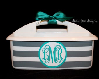 Personalized Shower Caddy {LARGE} | Must-Haves for Camp, Dorm Room & Sorority House | Customer Favorite | High School Graduation Gift