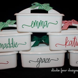 Monogrammed Shower Caddy {LARGE} | Must-Haves for College Dorm | Most Popular Graduation Gift | Useful College Gift | High School Grad Gift
