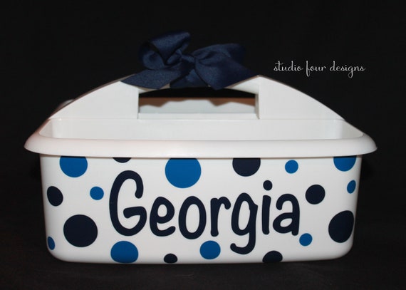 Personalized Shower Caddy LARGE Must-haves for College 