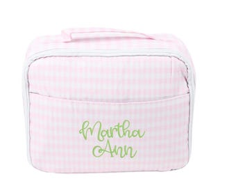 Personalized Embroidered Lunch Bag | Custom Kids Lunch Box | Girls & Boys School Lunch Tote | Back to School Gift