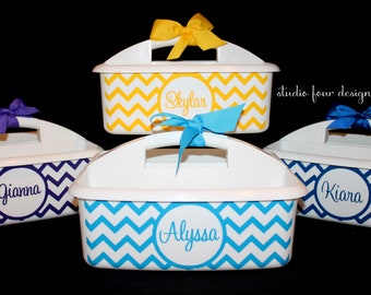 Personalized Shower Caddy {LARGE} | Must-Have for Dorm, Sleep Away Camp & Sorority House | Most Popular Graduation Gift | Shower Accessory