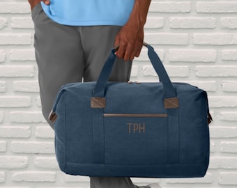 Personalized Weekender Bag | Monogram Travel Carry On Duffel | Gift for Him | Groomsmen Gift | High School Graduation Gift | Travel Tote