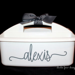 Monogrammed Shower Caddy {LARGE} | Must-Haves for College Dorm | Most Popular Graduation Gift | Useful College Gift | High School Grad Gift