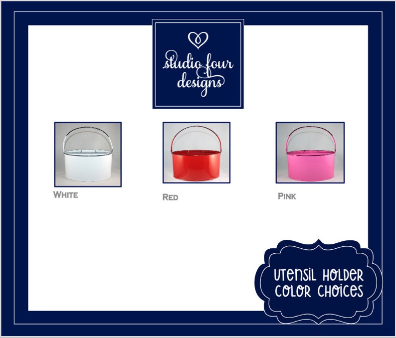 Personalized Utensil Holder Monogrammed Silverware Caddy Etsy