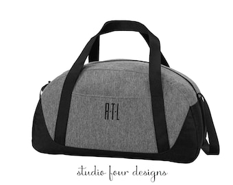 Personalized Dome Duffel | Embroider Duffel Bag | Monogrammed Gym Bag | Groomsmen Duffel Bag | Sport Team Trave Bag | High School Grad Gift