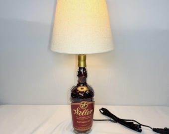 Weller Antique 107 Bourbon Bottle Lamp The Original Wheated Bourbon Fathers Day