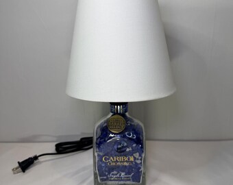 Caribou Crossing Bottle Lamp Single Barrel Caribou Logo Father's Day Gift
