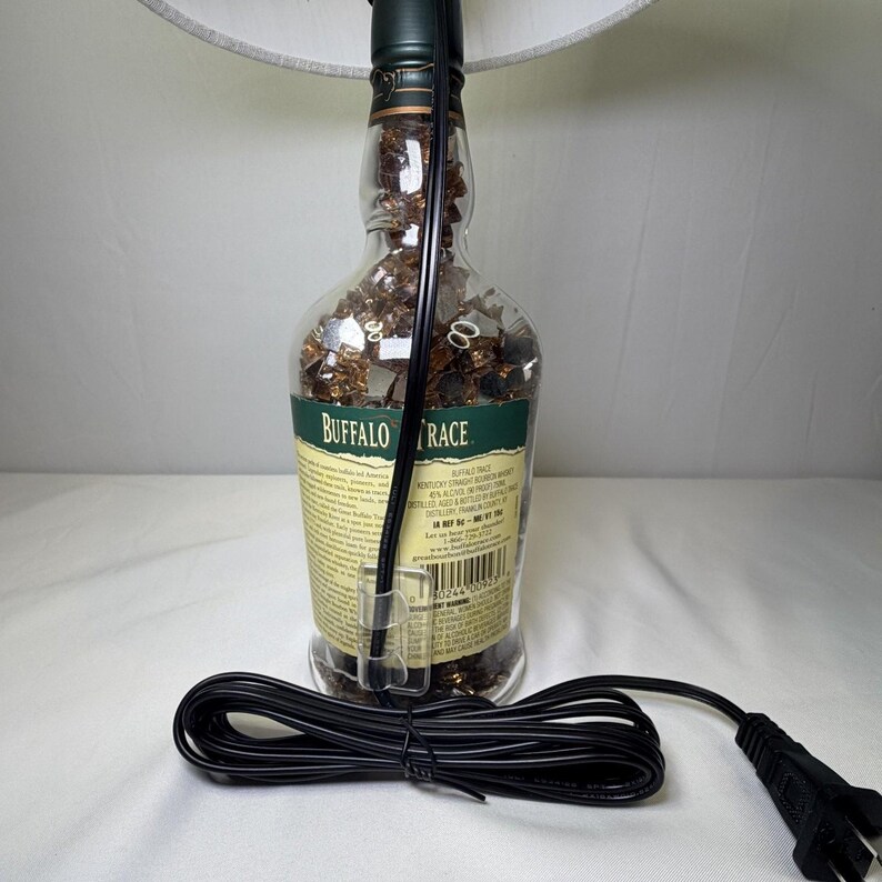 Buffalo Trace Table Lamp Buffalo Kentucky Straight Bourbon Whiskey Father's Day image 3