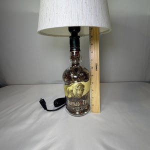 Buffalo Trace Table Lamp Buffalo Kentucky Straight Bourbon Whiskey Father's Day image 5