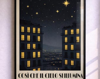 Poster artistico Cesare Cremonini – Ora che non ho più te – 30×40 cm