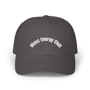 Masc Energy Club Hat | Lesbian Masc Cap | LGBTQ+ Pride Baseball Cap | Butch Lesbian Accessories | Queer Streetwear Hat | Unisex Dad Cap