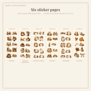 Digital Stickers - Candle Making - Autumn | Vintage Storybook | Goodnotes | PNGs image 6