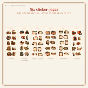 Digital Stickers - Photography - Autumn | Vintage Storybook | Goodnotes | PNGs image 6