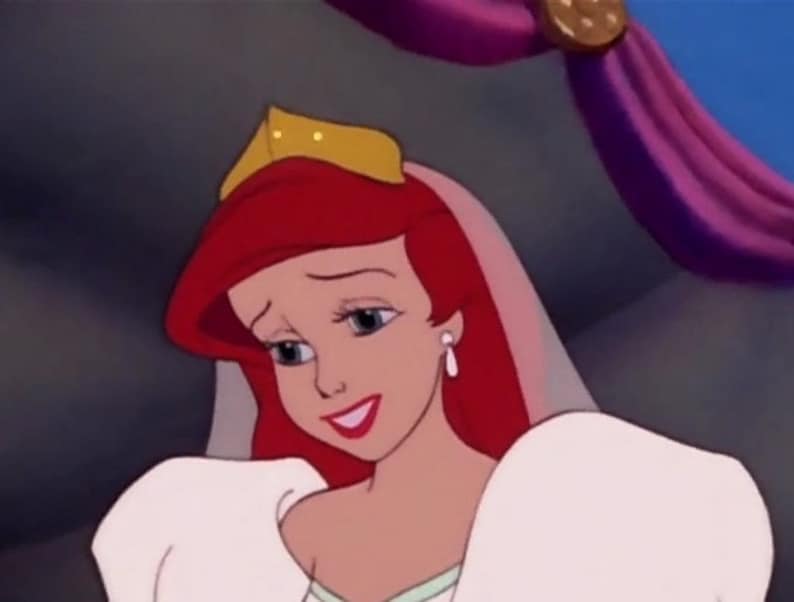 Disney Inspired Princess Ariel Little Mermaid Wedding Crown Etsy