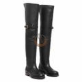 Handmade Leather Cavalier Boots, 17th Century Over Knee Reenactment Footwear product logo