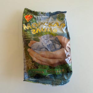 Sea clay 100g Clay Loam Edible Uzbek clay Chalk Blue