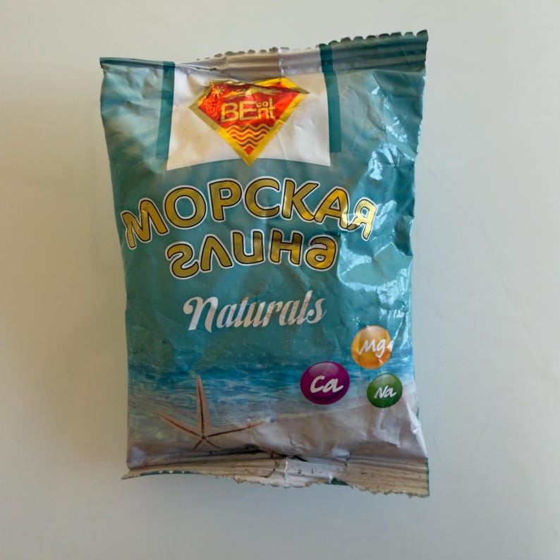 Sea clay 100g Clay Loam Edible Uzbek clay Chalk Türkis