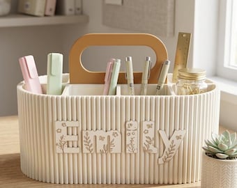 Personalised Desk Organizer Caddy