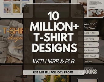10 Million Tshirt Designs | Ultimate Transparent PNG Mega Bundle For POD