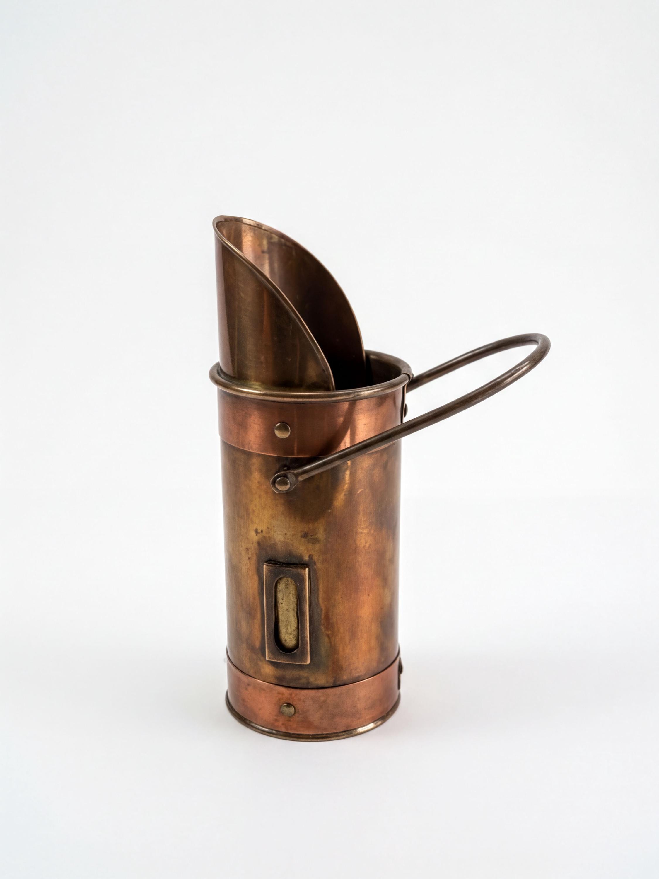 Vintage Brass Coal Scuttle - Etsy