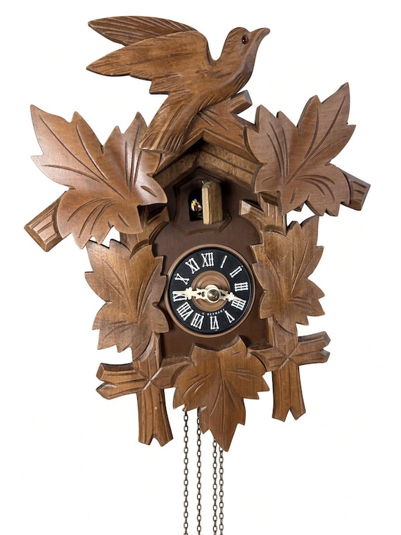 Vintage Black Forest Cuckoo Clock, Elgin, German West Germany, As