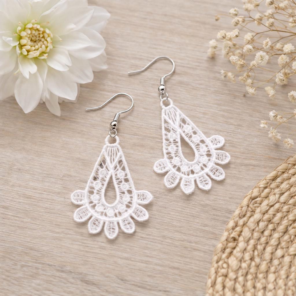 Boucles D'oreilles En Argent 925 - Forme Goutte - Modèle BO-AR-7 - Neuf Avec étiquettes