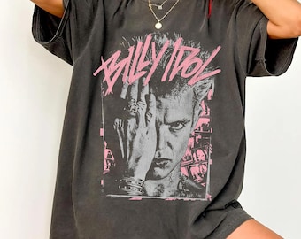 Comfort Colors Billy Idol It's Nice Day To Tour Again 2026 Shirt, Billy Idol Fan Shirt, Billy Idol Merch