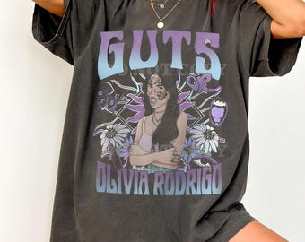 Comfort Colors Olivia Rodrigo Guts Tour T-shirt